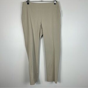 NWT crown & ivy Ashley Pull-on Tan Pants Size Womens 12